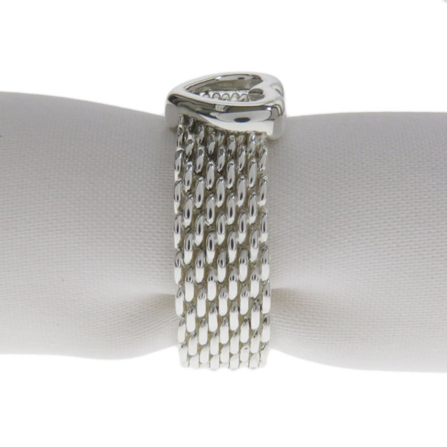 TIFFANY&Co. ティファニー サマセットハート メッシュ リング・指輪 