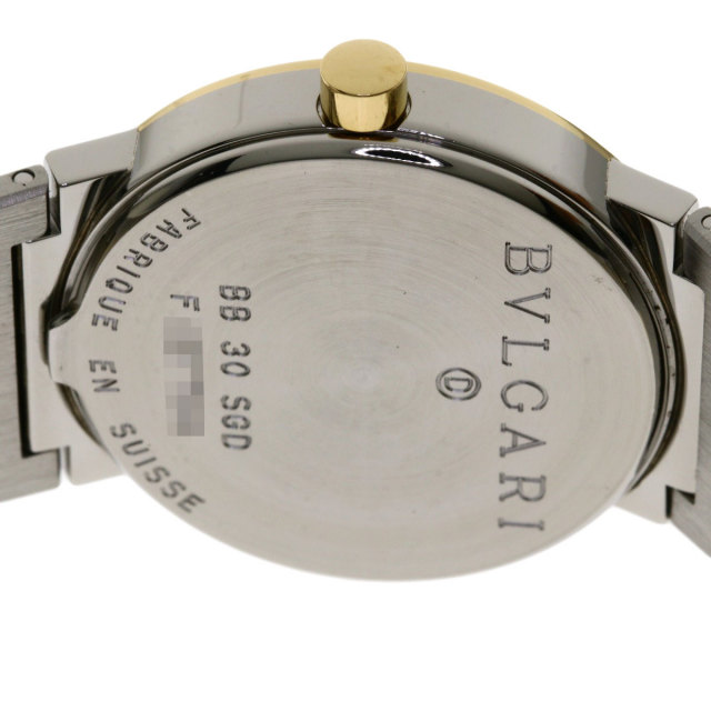 【稼動品★超人気】BVLGARI  腕時計 メンズ  BB30SGD K18 BVLGARI ブルガリ BB30SGD ブルガリブルガリ 腕時計 ステンレス