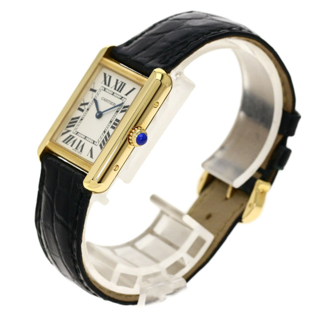 カルティエ タンクソロSM SSxPG W5200024 SSxPG クォーツ【中古  