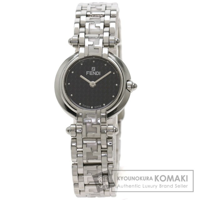 FENDIフェンディ750Lラウンドフェイス腕時計ステンレススチール/SS  