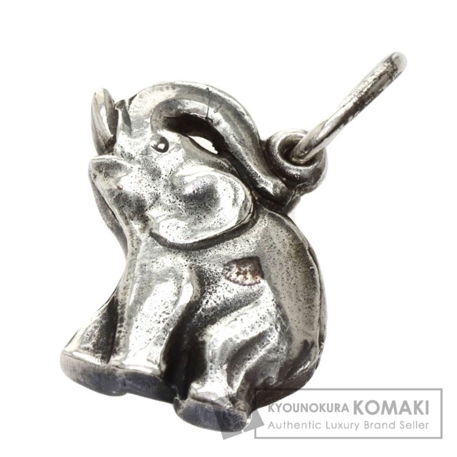 Georg Jensen ジョージジェンセン エレファント チャーム ペンダント  