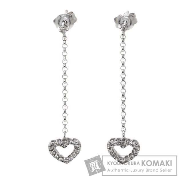 Ponte Vecchio ポンテヴェキオ ハートモチーフ ダイヤモンド ピアス 