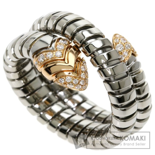 BVLGARI ブルガリ セルペンティ トゥボガス ダイヤモンド L リング 