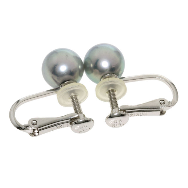 TASAKI タサキ アコヤブルーパール 真珠 イヤリング 2セット 