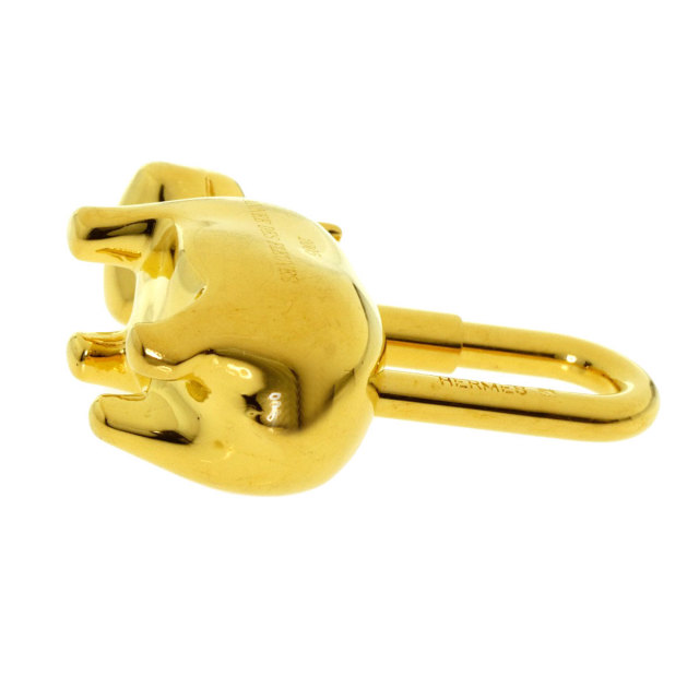 HERMES エルメス ヒポポタマス カデナ 2005年限定 キーホルダー 金属製  