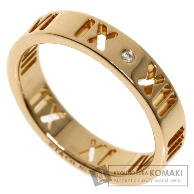 TIFFANY&Co. ティファニー アトラス 4P ダイヤモンド リング・指輪 K18 