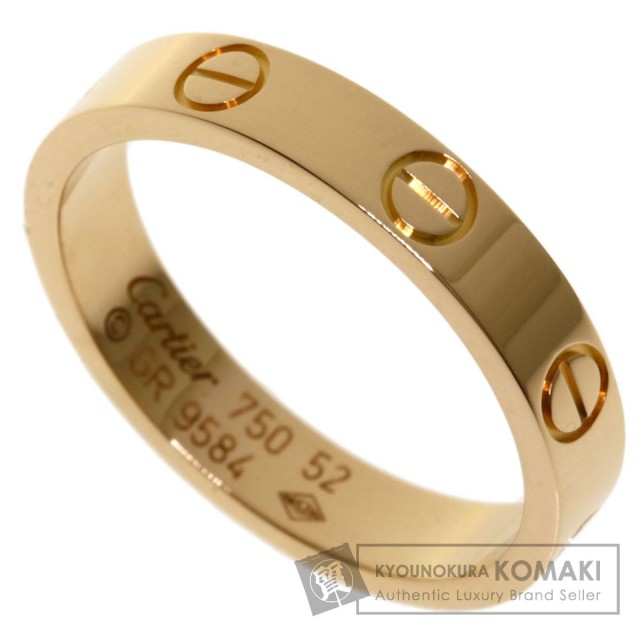 CARTIER カルティエ ミニラブリング #52 リング・指輪 K18ピンク  