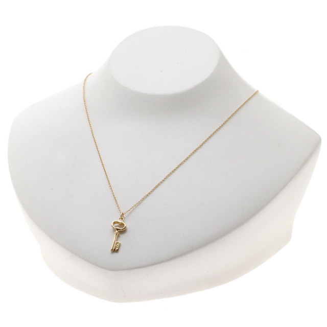 TIFFANY&Co. ティファニー オーバルキー ネックレス K18ピンクゴールド  