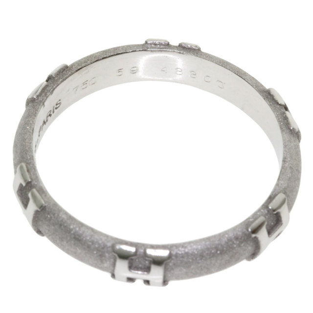 【オンラインショップ】 HERMESエルメスフィデリテリング#59リング・指輪K18ホワイト アクセサリー