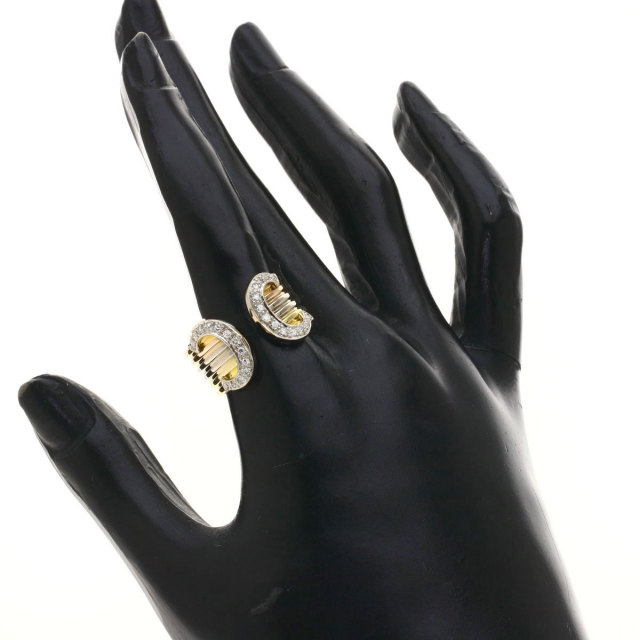 CARTIER カルティエ 2C ダイヤモンド LM #58 リング・指輪 K18ホワイト 