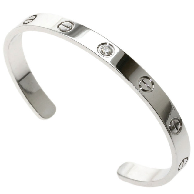CARTIER カルティエ ラブブレス オープン バングル 1P ダイヤモンド 