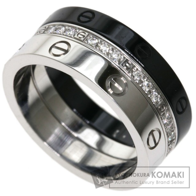 CARTIER カルティエ スリーフープ ラブリング ダイヤモンド セラミック  