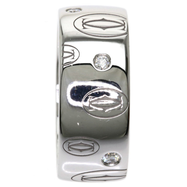 CARTIER カルティエ ハッピーバースデー 5P ダイヤモンド #50 リング 