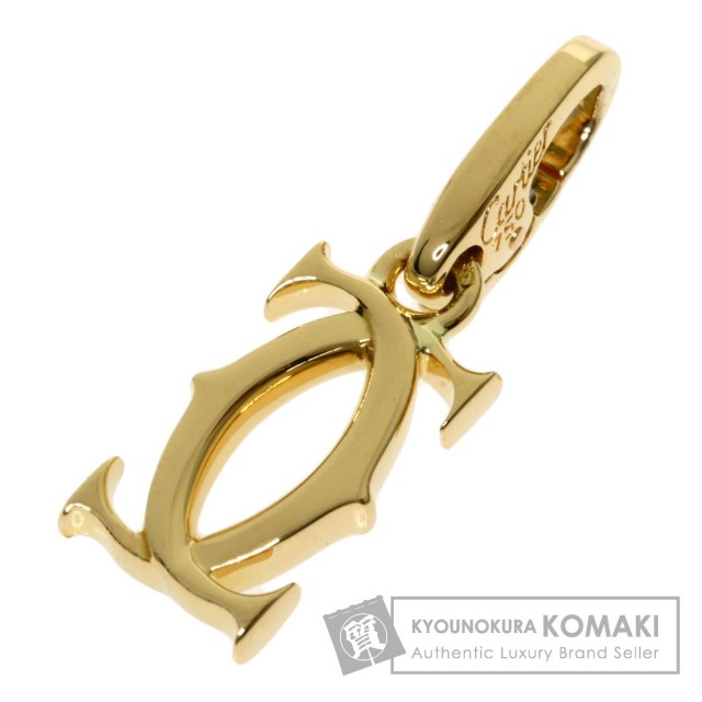 美品❣　カルティエ　2C 　イエローゴールド　チャーム　ペンダントトップ 楽天市場】【美品】カルティエ 【CARTIER】 2C チャーム 18K