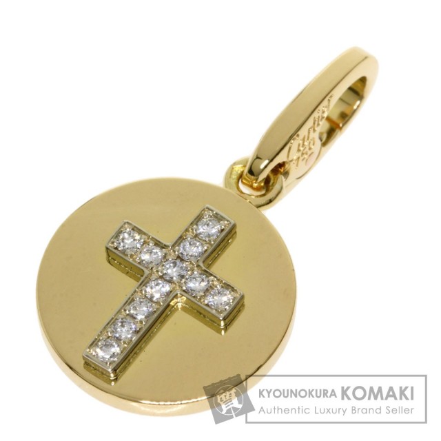 カルティエ クロスメダル ペンダントトップ B3003600 K18YG づらし  