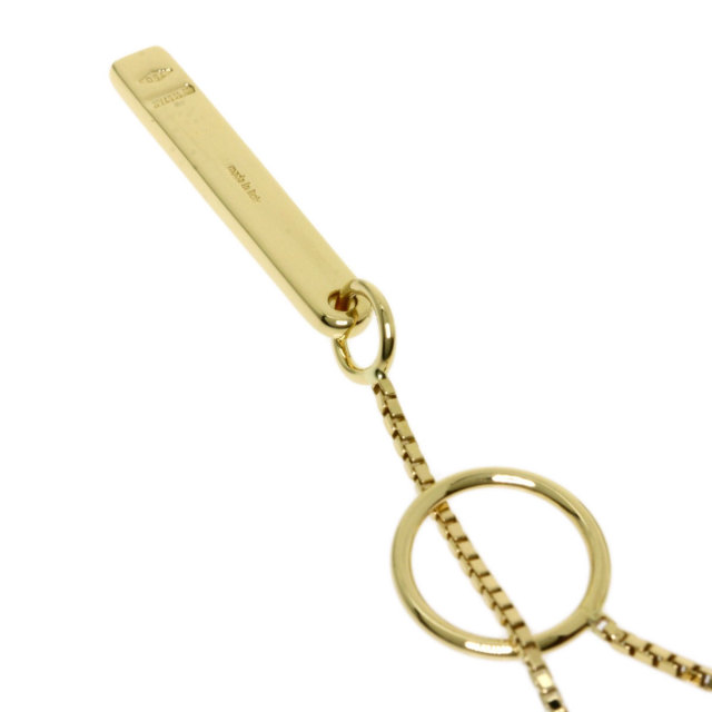 GUCCI グッチ ラリアット ネックレス K18イエローゴールド レディース