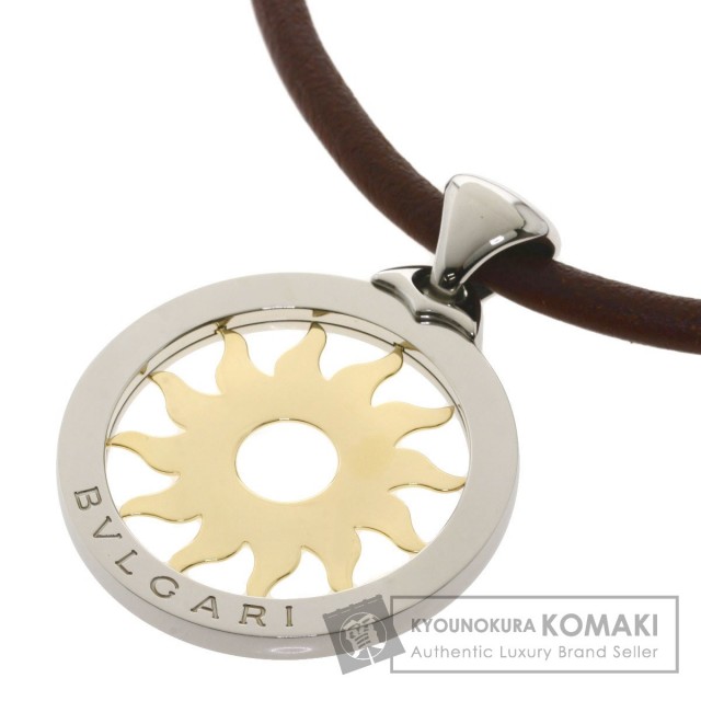 目立った傷や汚れなし ブルガリ トンドサン 任さ ペンダント K18WG(18  