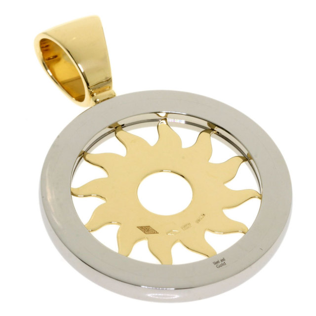 BVLGARI ブルガリ トンド サン ペンダントトップ K18イエローゴールド 