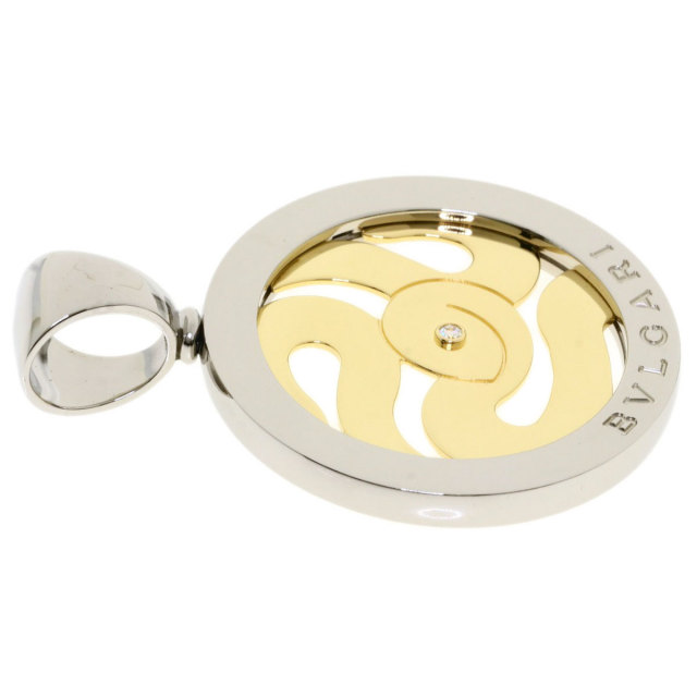 BVLGARI ブルガリ トンド スネーク 1P ダイヤモンド ペンダントトップ 