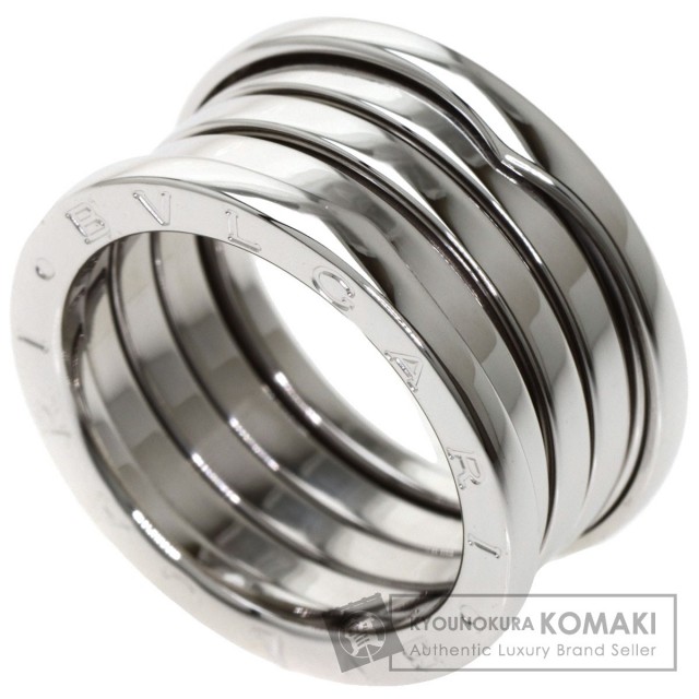 BVLGARI ブルガリ Bーzero1 ビーゼロワン #56 リング・指輪 K18ホワイトゴールド ユニセックス BVLGARI ブルガリ Bーzero1 ビーゼロワン #56 リング・指輪 K18ホワイトゴールド ユニセックス