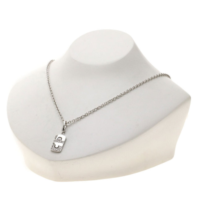 BVLGARIブルガリパレンテシダイヤモンドネックレスK18ホワイト  