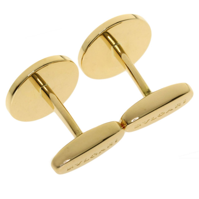 BVLGARIブルガリブルガリブルガリホワイトシェルカフスK18イエロー  