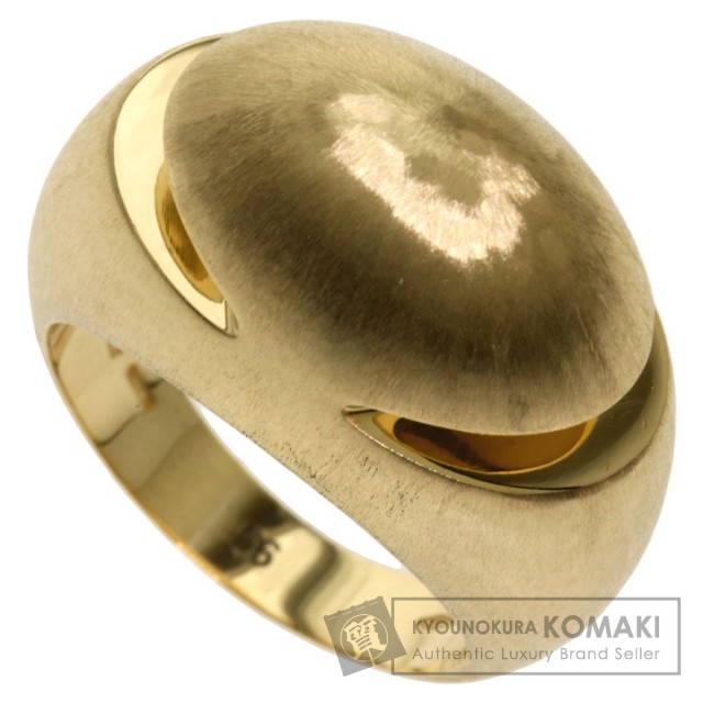 BVLGARI ブルガリ カボション #56 リング・指輪 K18イエローゴールド 