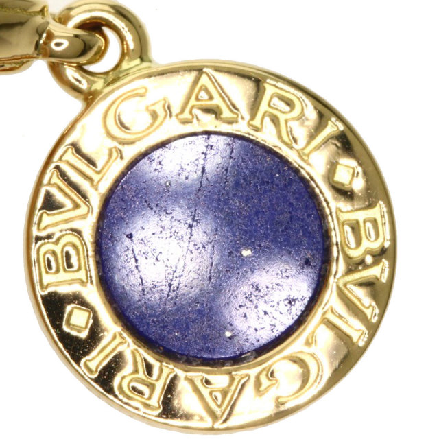 BVLGARIブルガリブルガリブルガリラピスラズリチャームペンダント  