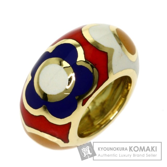 Ponte Vecchio ポンテヴェキオ エナメル マルチフラワー ペンダント  