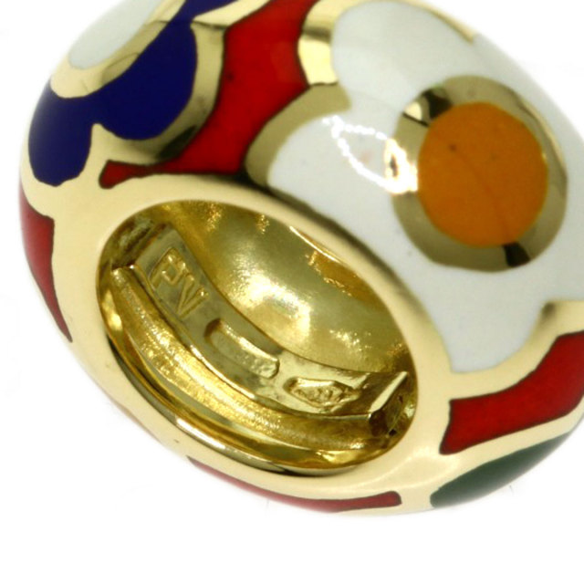 Ponte Vecchio ポンテヴェキオ エナメル マルチフラワー ペンダント  