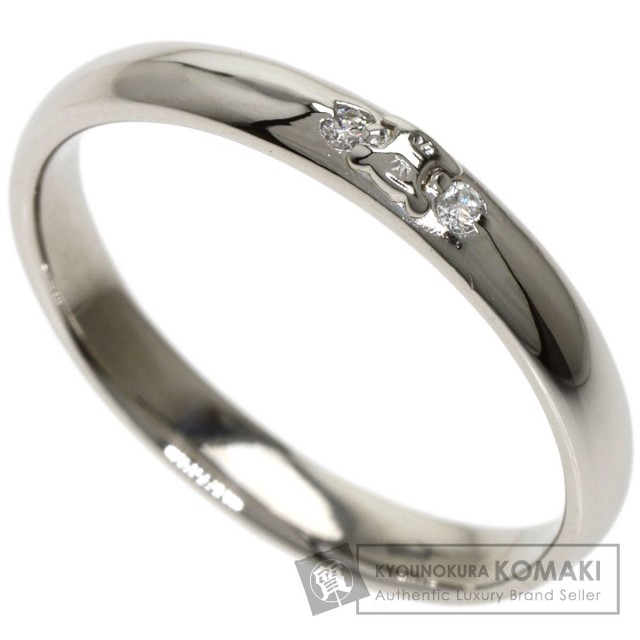 CELINE セリーヌ マカダム ダイヤモンド リング・指輪 プラチナPT900  