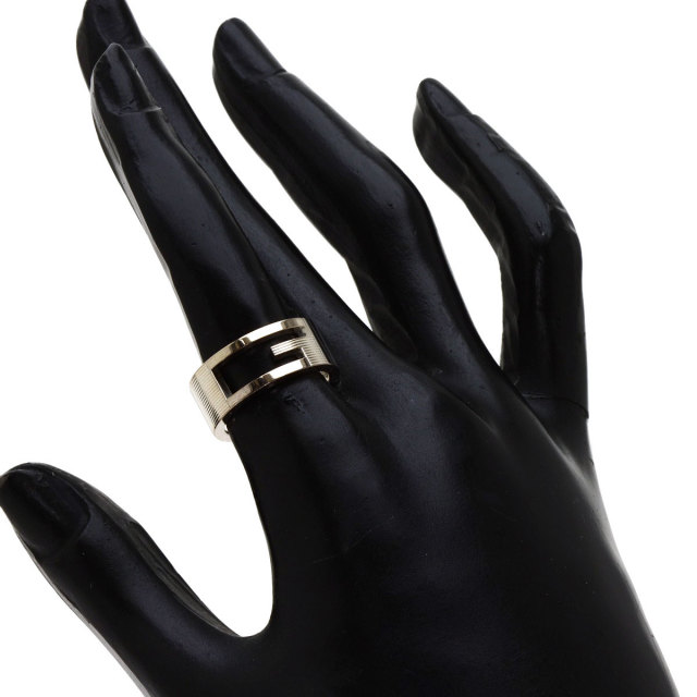 GUCCI グッチ Gロゴ 未使用 #11 リング・指輪 シルバー レディース