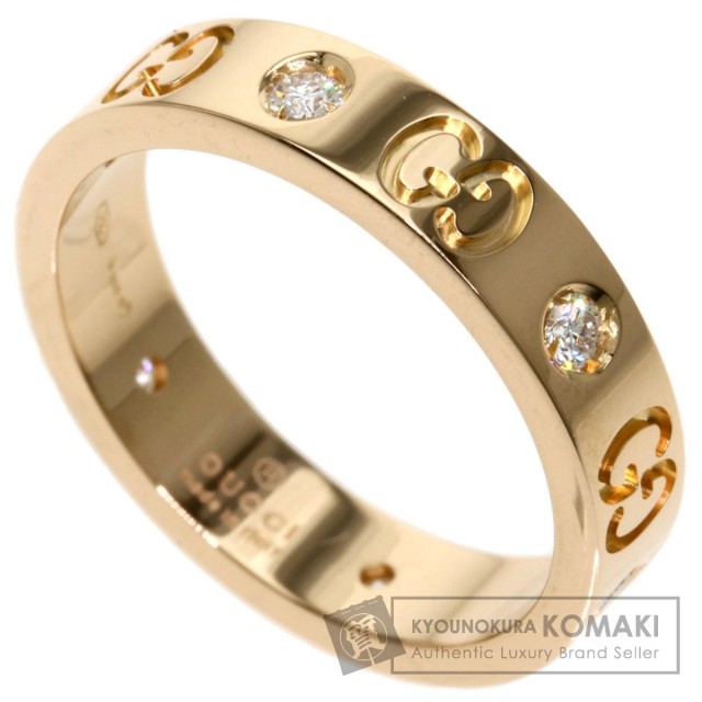 GUCCI グッチ アイコンリング ダイヤモンド #13 リング・指輪 K18 