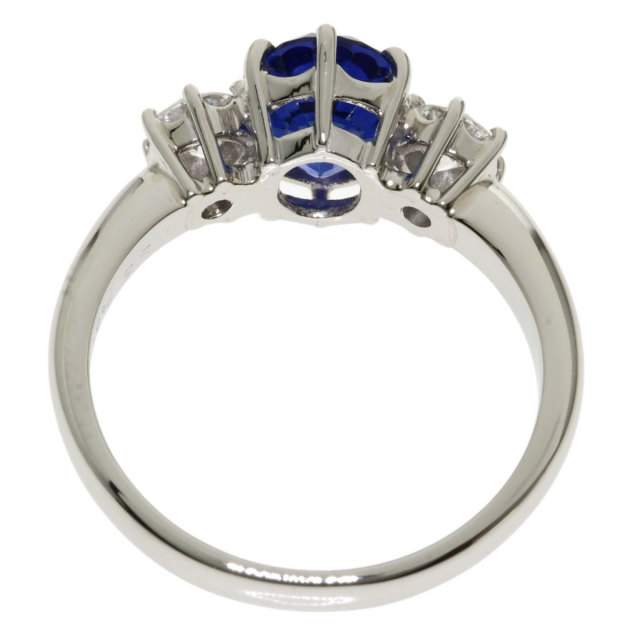 サファイアダイヤモンドリング　プラチナpt900 1.11ct サファイア ダイヤモンド リング・指輪 プラチナPT900 6g
