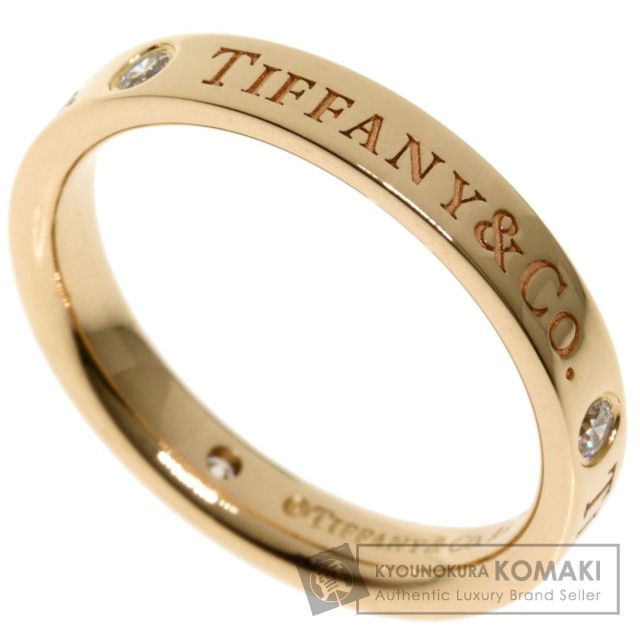 TIFFANY&Co.ティファニー1837ナロー2Pダイヤモンドリング・指輪K18  