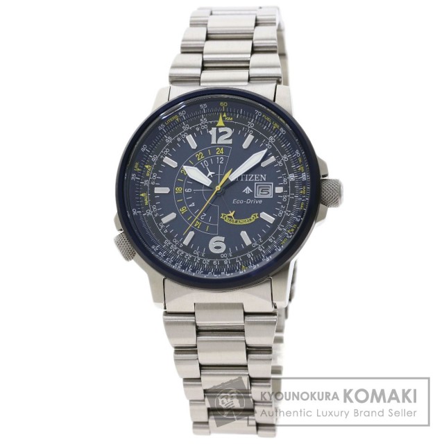 Citizenシチズンbj7006 64lエコドライブブルーエンジェルb877 R腕時計oh済ステンレススチール Ssメンズ ブランド京の蔵小牧 ネット販売部