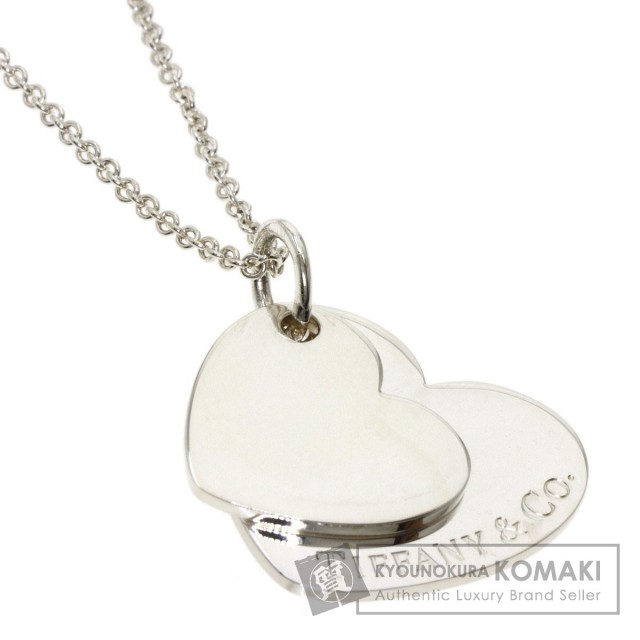 TIFFANY&Co. ティファニー ダブルハート ネックレス シルバー レディース