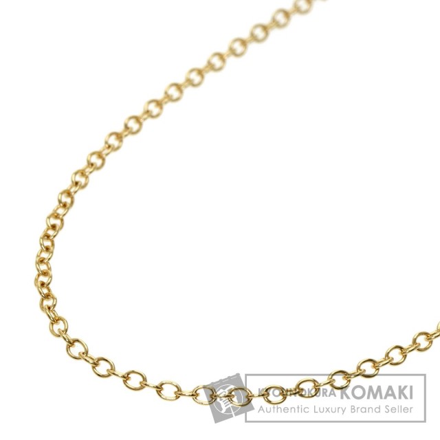 TIFFANY&Co. ティファニー チェーン 50cm ネックレス K18イエロー 