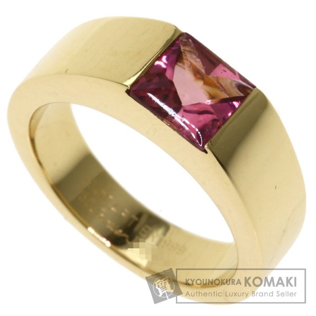 CARTIER カルティエ タンクリング ピンクトルマリン #49 リング・指輪 