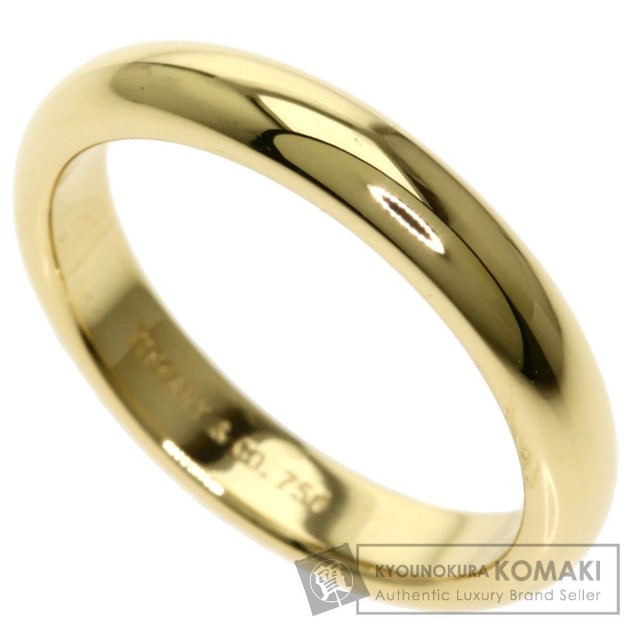 Tiffany Co ティファニーシンプルリング750リング 指輪k18イエローゴールドレディース ブランド京の蔵小牧 ネット販売部