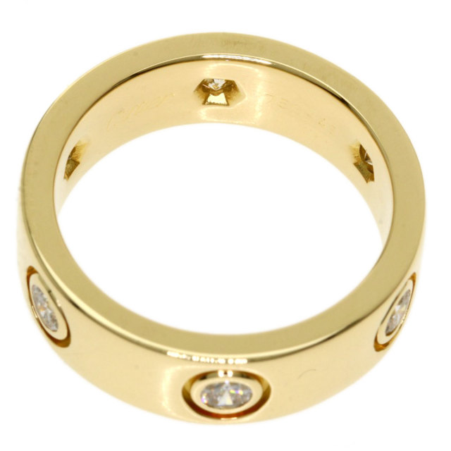 CARTIER カルティエ ラブリング フルダイヤモンド #48 リング・指輪 