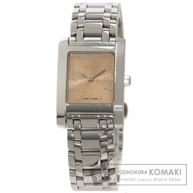 FENDIフェンディ7000Lスクエアフェイス腕時計ステンレススチール/SS  