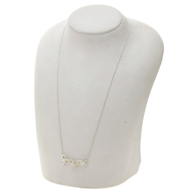 TIFFANY&Co. ティファニー トリプルリボン ネックレス K18イエロー  