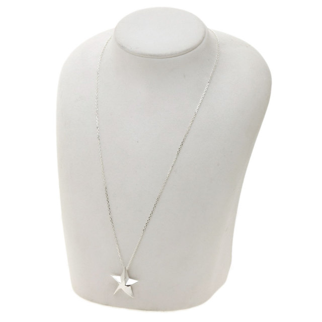 STAR JEWELRY スタージュエリー スタ-モチーフ ネックレス シルバー 