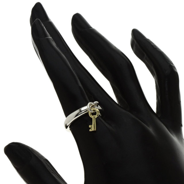 TIFFANY&Co. ティファニー キーチャーム リング・指輪 シルバー/K18YG 