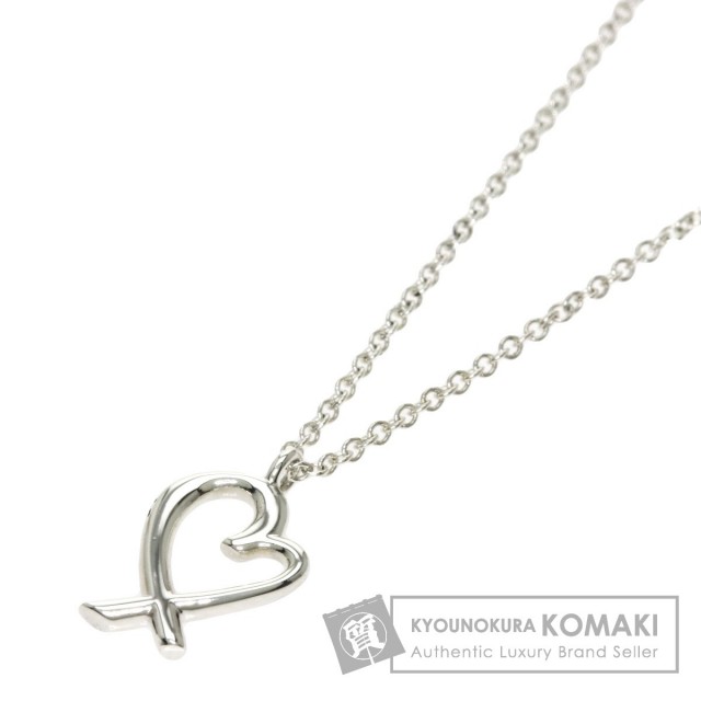 TIFFANY&Co. ティファニー ラビングハート ミニ ネックレス シルバー  