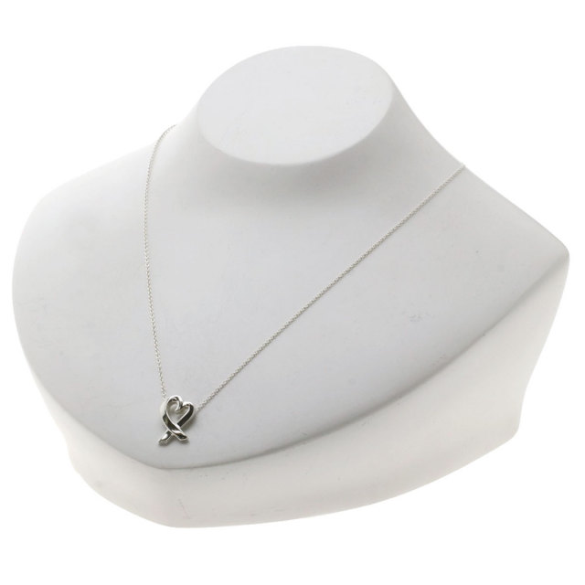 Tiffany&Co ティファニー ラビングハート ネックレス シルバー 美品】TIFFANY&CO ティファニー ネックレス シルバー ラビング