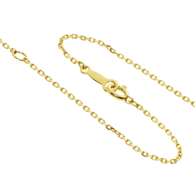 MIKIMOTO ミキモト チェーン 43cm ネックレス K18イエローゴールド  