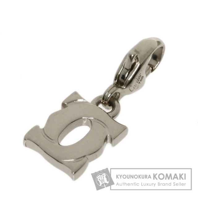 CARTIER カルティエ 2C ベビーチャーム ペンダントトップ K18ホワイト  