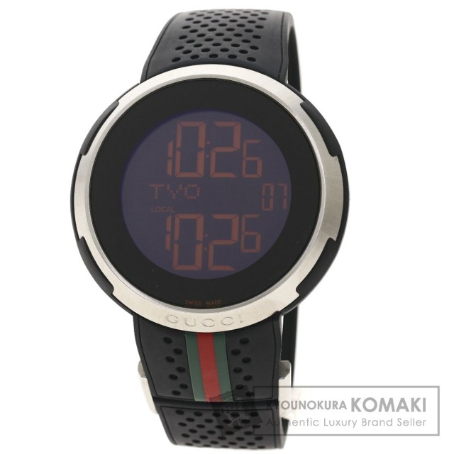 GUCCIグッチ114.1アイグッチ腕時計ステンレススチール/ラバーメンズ